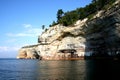 Lake Superior rock formation Royalty Free Stock Photo