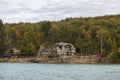 Lake Superior Rock Formation Royalty Free Stock Photo