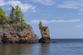 Lake Superior Rock Formation Royalty Free Stock Photo