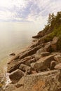 Lake Superior Rocky Shore Royalty Free Stock Photo