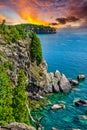 Lake Superior Shoreline views Royalty Free Stock Photo