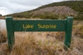 Lake Surprise sign
