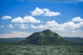 Lake taal volcano tagaytay philippines Royalty Free Stock Photo