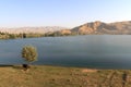 Lake in Tadjikistan Royalty Free Stock Photo