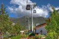 Lake tahoe heavenly gondola HDR