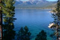 Lake Tahoe Overlook From Nevada Shoreline Royalty Free Stock Photo