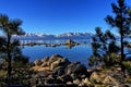 Lake Tahoe in Sierra Nevada Royalty Free Stock Photo