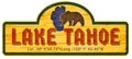 Lake Tahoe Sign Wood Nevada California Royalty Free Stock Photo