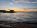 Lake Tahoe sunset Royalty Free Stock Photo