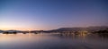 lake tahoe sunset landscape nevada side