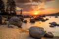 Lake Tahoe at sunset