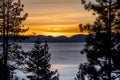 Lake Tahoe at sunset