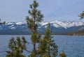 Lake Tahoe in winter Royalty Free Stock Photo