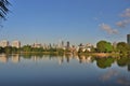 The lake of taman tasik hilir Ampang Royalty Free Stock Photo