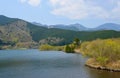 Lake Tanuki in Fujinomiya, Shizuoka, Japan