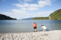 Lake Tarawera. Royalty Free Stock Photo