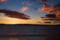 Lake Taupo at sunset