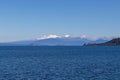 Lake Taupo and Tongariro National Park volcanoes Royalty Free Stock Photo