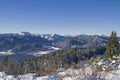 Lake Tegernsee in winter Royalty Free Stock Photo
