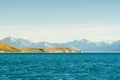 Lake Tekapo South island New Zealand with Mt.Cook Royalty Free Stock Photo