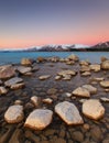 Lake Tekapo Sunset Royalty Free Stock Photo