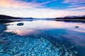 Lake Tekapo Sunset Royalty Free Stock Photo