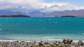 Lake Tekapo turquoise water Royalty Free Stock Photo