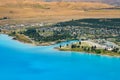 Lake Tekapo view from Mount John Royalty Free Stock Photo