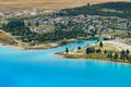 Lake Tekapo view from Mount John Royalty Free Stock Photo