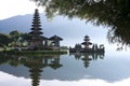 Lake bratan hindu water temple Pura Ulun Danu Bali Indonesia Royalty Free Stock Photo