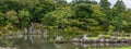 lake of Tenryuji Sogenchi Garden in Kyoto, Japan.