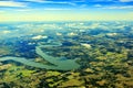 Lake Texoma from top Royalty Free Stock Photo