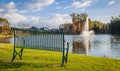 Lake Thinking Bench Royalty Free Stock Photo