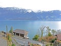 Lake Thun - Alpine lake in the Bernese Oberland (Thunersee - ein Fjordsee im Berner Oberland am nordlichen Alpenrand)