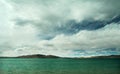 Lake in tibetan plateau