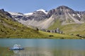 Lake of Tignes in France