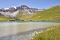 Lake of Tignes in France