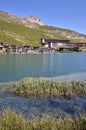 Lake of Tignes in France