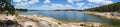 Lake Tinaroo Dam Queensland panorama view Royalty Free Stock Photo