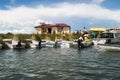 Lake titicaca the highest navigable lake in the mute bolivia