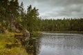 Rocky shore, MetesjÃÂ¶n lake,Tiveden national park, Sweden