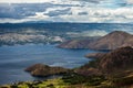 Lake Toba in Indonesia, largest volcanic lake in the world Royalty Free Stock Photo