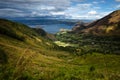 Lake Toba in Indonesia, largest volcanic lake in the world Royalty Free Stock Photo