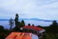 Toba Lake landscape , North Sumatra, Indonesia Royalty Free Stock Photo