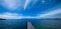 Lake Toba & x28;Balige View& x29; Royalty Free Stock Photo