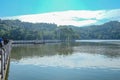 Lake on top of the xiqiao mountain foshan city china