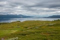 Lake Tornetrask in Lapland Sweden Royalty Free Stock Photo