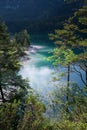 Lake Tovel in the Brenta Dolomites Royalty Free Stock Photo