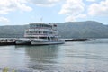 Lake Towada sightseeing boat just docked