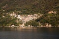 The lake town of Nesso on Lake Como